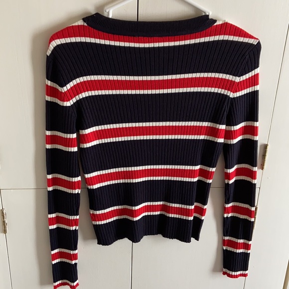 Ribbed striped sweater - Picture 3 of 3